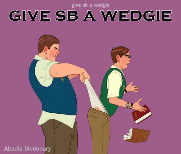 give sb a wedgie